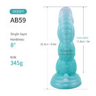 Artificial Realistic Silicone Penis , Big Soft Plastic Dildo For Women