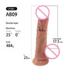 Realistic Female Artificial Rubber Penis Dildo Sex Toys With Veins Ball Suction Cup