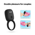 Rechargable Silicone Stretchy Penis Cock Rings For Male Erection Enhancing