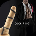 Premium Grade 3 Different Size Penis Cock Rings Soft Silicone For Better Sex