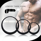 3 Different Sizes Silicone Penis Rings Set For Erection Enhancing Long Lasting