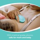 Vibrating Nipple Breast Warming Lactation Massager For Breastfeeding