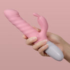 Thrusting G Spot Rabbit Vibrator , Waterproof Clitoral Stimulator Massager