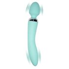 Green 9.45 Inch Mini Double Wand ABS Silicone Sex Toy