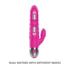 USB rechargeable Electric waterproof 10 speed G Spot Rabbit Vibrator Women Sex Toy For More Fun