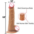 ROHS Wearable Silicone 7 Inch Huge Fake Penis For Women
