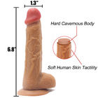 7 Inch Fake Silicone Penis Elastic Dildo Sex Toy Strong Suction Cup