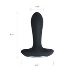 4.56 Inch OEM ODM Rechargeable Vibrating Butt Plug For Women