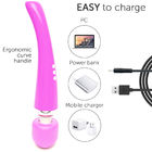 Powerful Personal Rechargeable Handheld Cordless Vibrating Wand Massager For Muscle