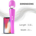 Powerful Personal Rechargeable Handheld Cordless Vibrating Wand Massager For Muscle