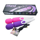 Waterproof Iwand Massager 10 Speed Rechargeable Magic Wand ROHS