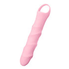 Handheld Full Silicone Sex Toy IPX7 Penis G Spot Dildo Vibrator With 5 Speed