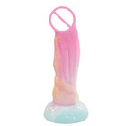 8.5 Inch Sex Toys Mixed Color Realistic Silicone Dildo Soft Artificial Penis For Women