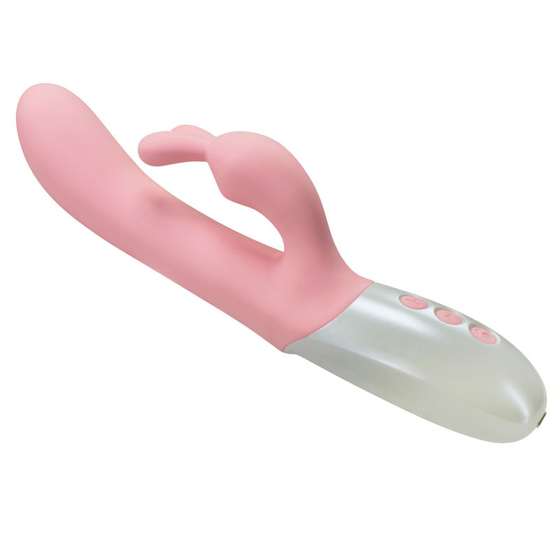 Women Vaginal Pleasure Heating Dildo Sex Toy With Bunny Ears