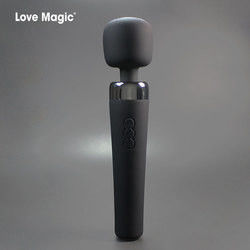 Waterproof Silicone Cordless Rechargeable Electric Vibration Wand Handheld Massager For Full Body