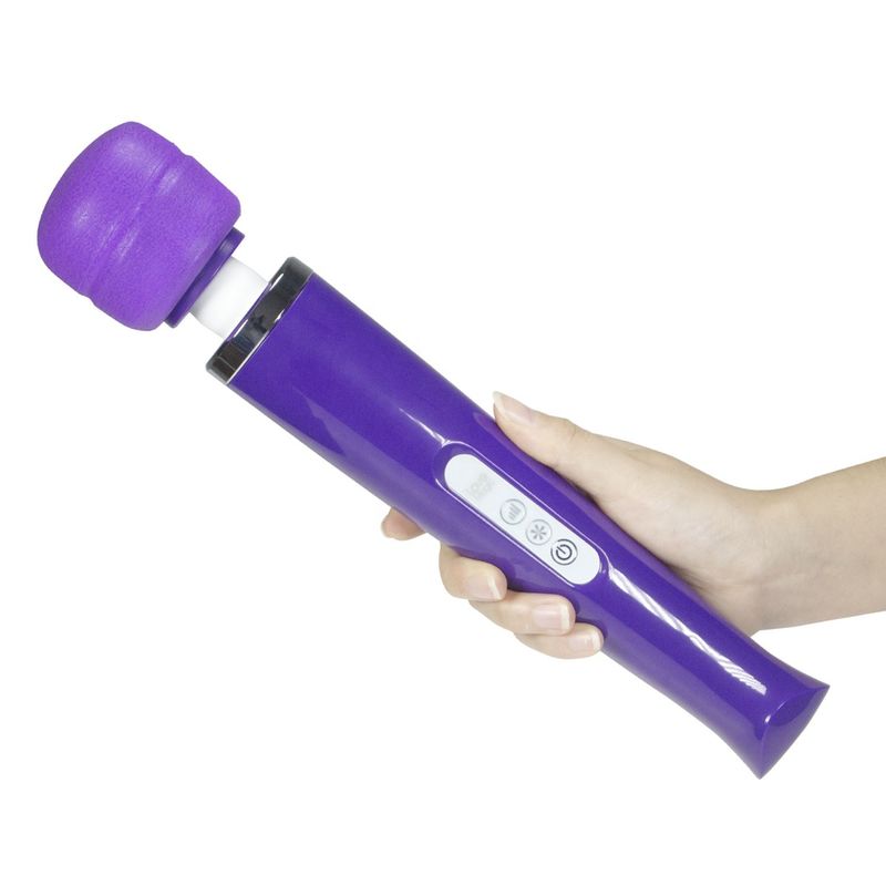 Purple 1800mA Electric Wand Massager Love Magic Wand With 8 Speed 20 modes
