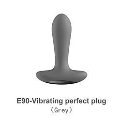 Silicone ABS Mini Vibrating Butt Plug 10 Modes Vibrating Anal Toy