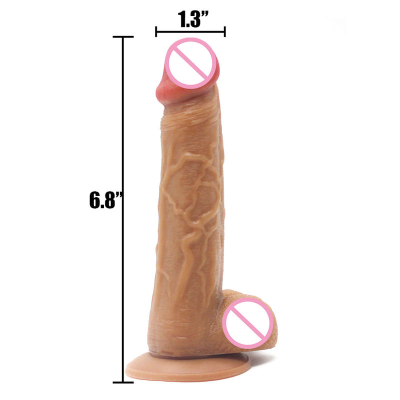 Double Layered 7" Artificial Penis For Women