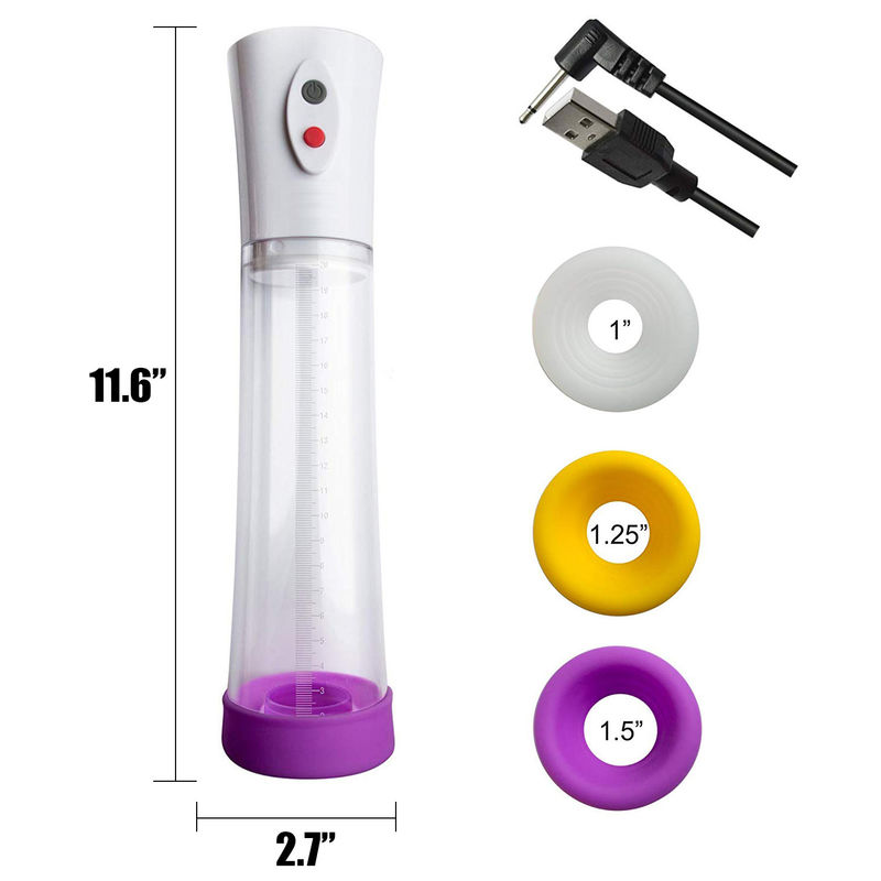 Rechargeable Penis Vacuum Pump Vacuum Constriction Device For Ed