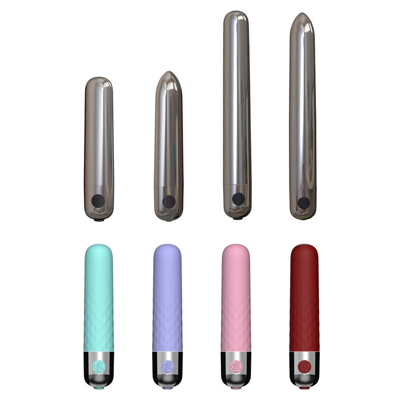 USB Rechargeable Bullet Vibration Massager Adult Sex Vibrator 10 Modes