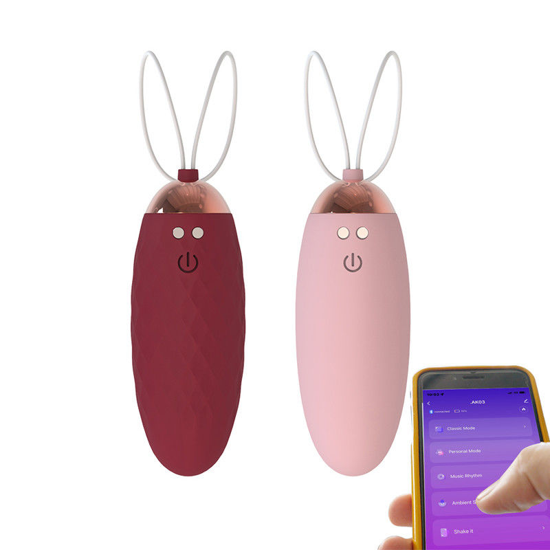 Wireless Smart App Bluetooth Remote Control Vibrating Love Eggs Samll Pink Bullet Vibrator For Women
